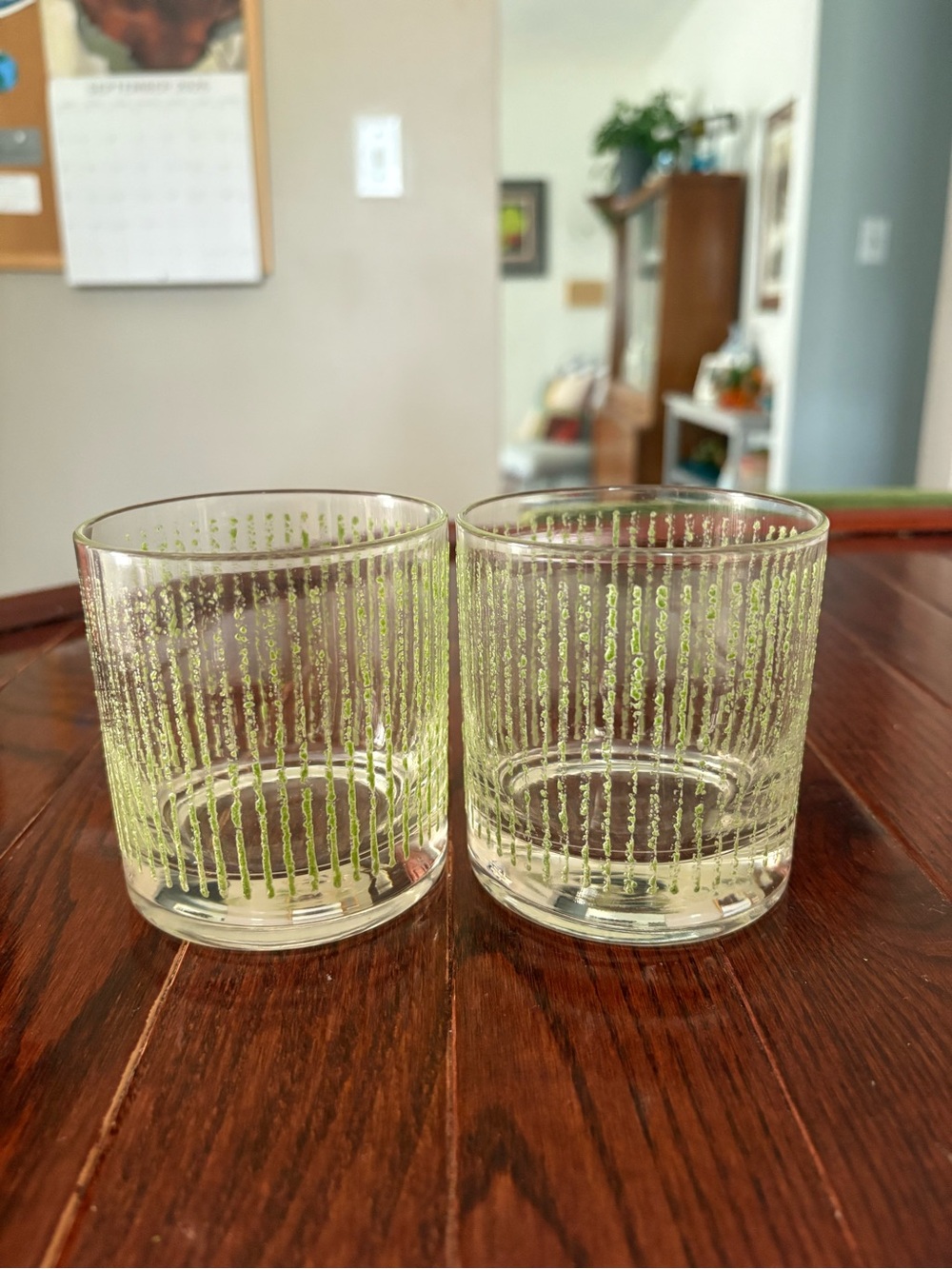 Vintage Mid Century Icicle Glasses